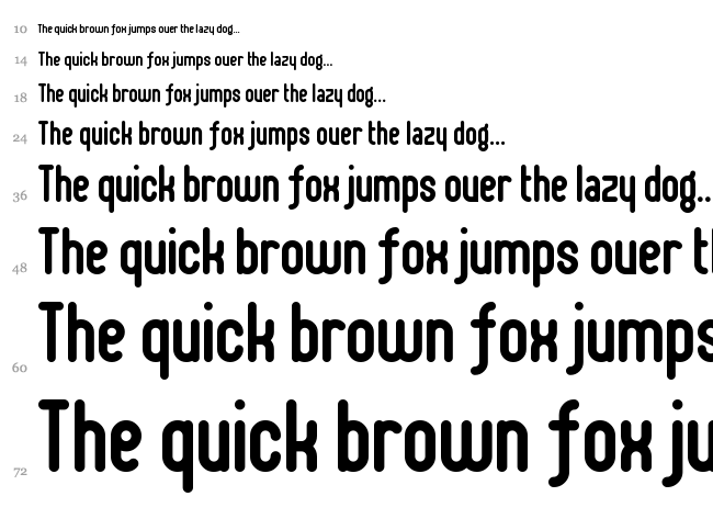 Shake Your Plums font waterfall